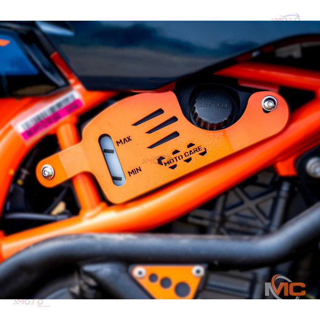Coolant Oil Guard (orange) For Duke 250/390 Gen-3